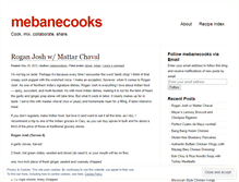 Tablet Screenshot of mebanecooks.wordpress.com