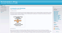 Desktop Screenshot of 5ciclomdu.wordpress.com