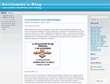 Tablet Screenshot of 5ciclomdu.wordpress.com