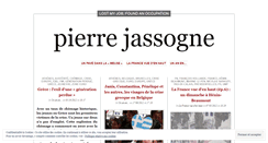 Desktop Screenshot of pierrejassogne.wordpress.com