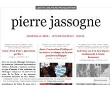 Tablet Screenshot of pierrejassogne.wordpress.com