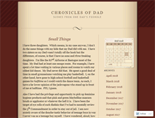 Tablet Screenshot of chroniclesofdad.wordpress.com