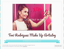 Tablet Screenshot of makeupartistinpink.wordpress.com