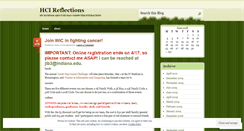 Desktop Screenshot of hcireflections.wordpress.com