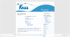 Desktop Screenshot of kassclassificados.wordpress.com