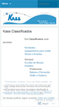 Mobile Screenshot of kassclassificados.wordpress.com