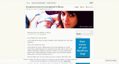 Desktop Screenshot of learningtoloveyourbody.wordpress.com