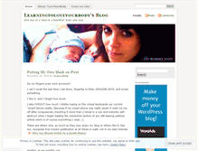 Tablet Screenshot of learningtoloveyourbody.wordpress.com