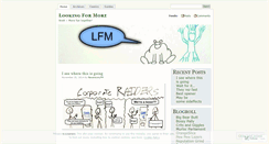 Desktop Screenshot of looking4more.wordpress.com