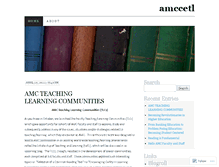 Tablet Screenshot of amccetl.wordpress.com
