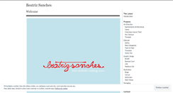 Desktop Screenshot of bsanches.wordpress.com