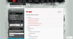 Desktop Screenshot of corencoction.wordpress.com