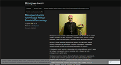 Desktop Screenshot of monsignorecarloluconi.wordpress.com