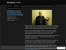 Tablet Screenshot of monsignorecarloluconi.wordpress.com