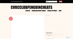 Desktop Screenshot of cvrcclubpenguincheats.wordpress.com