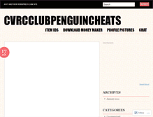 Tablet Screenshot of cvrcclubpenguincheats.wordpress.com