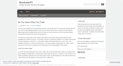 Desktop Screenshot of newstraderfx.wordpress.com
