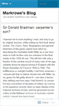 Mobile Screenshot of markrowe.wordpress.com