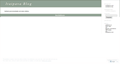 Desktop Screenshot of itaipavablog.wordpress.com