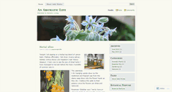 Desktop Screenshot of anaromaticlife.wordpress.com