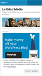 Mobile Screenshot of edadmediahistorica.wordpress.com