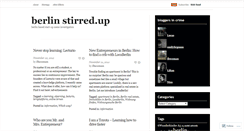 Desktop Screenshot of berlinstirredup.wordpress.com