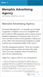 Mobile Screenshot of memphisadvertising.wordpress.com