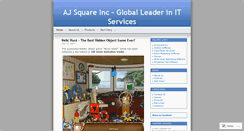 Desktop Screenshot of ajsquare.wordpress.com