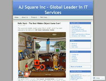 Tablet Screenshot of ajsquare.wordpress.com