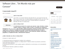 Tablet Screenshot of amantesdelsoftwarelibre.wordpress.com