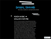 Tablet Screenshot of danialshahid.wordpress.com