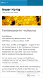 Mobile Screenshot of neuerhonig.wordpress.com
