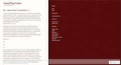 Desktop Screenshot of gmatprepcourse.wordpress.com