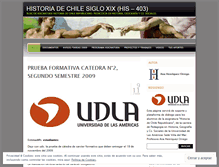 Tablet Screenshot of historiachilexixudla.wordpress.com