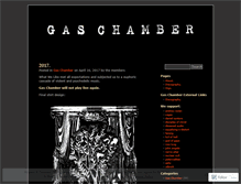 Tablet Screenshot of gaschamberhardcore.wordpress.com
