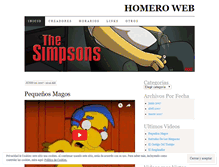 Tablet Screenshot of lossimpsons.wordpress.com