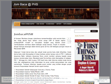 Tablet Screenshot of jombacaphs.wordpress.com