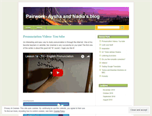 Tablet Screenshot of pairworkblog.wordpress.com