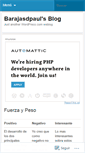 Mobile Screenshot of barajasdpaul.wordpress.com