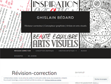 Tablet Screenshot of ghislainbedard.wordpress.com