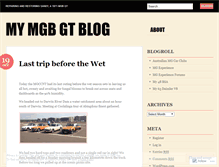 Tablet Screenshot of mymgbgt.wordpress.com