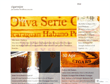 Tablet Screenshot of cigarsnjoe.wordpress.com