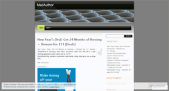 Desktop Screenshot of macauthor.wordpress.com