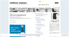 Desktop Screenshot of peacetheory.wordpress.com