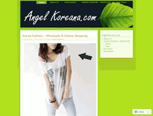 Tablet Screenshot of angelkoreana.wordpress.com