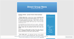 Desktop Screenshot of directgroup.wordpress.com