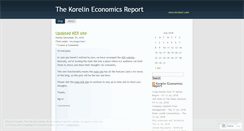 Desktop Screenshot of kereport.wordpress.com