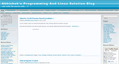 Desktop Screenshot of abhishek27.wordpress.com
