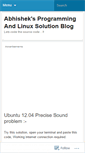 Mobile Screenshot of abhishek27.wordpress.com