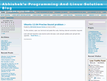 Tablet Screenshot of abhishek27.wordpress.com